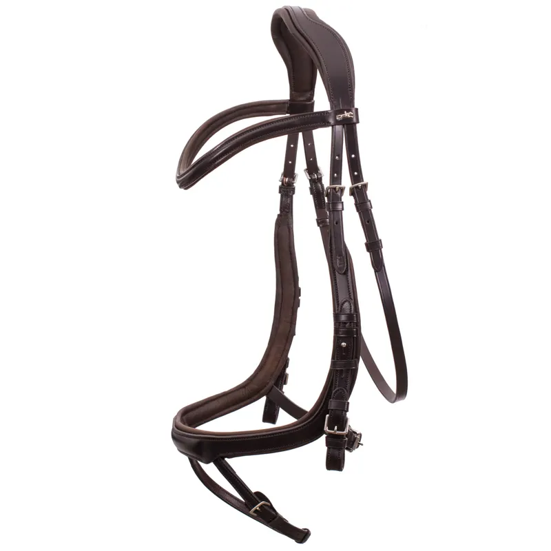 Schockemohle Equitus Alpha Anatomical Special Bridle in Brown